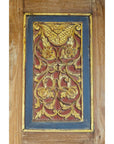 Antique Six-Panel Carved Wooden Screen with Calligraphic Inscriptions-18. Asian & Chinese Furniture, Art, Antiques, Vintage Home Décor for sale at FEA Home