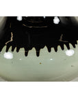 Artisan Ceramic Vase with Two-Tone Glaze and Wide Mouth Opening-12. Asian & Chinese Furniture, Art, Antiques, Vintage Home Décor for sale at FEA Home