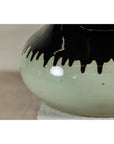 Artisan Ceramic Vase with Two-Tone Glaze and Wide Mouth Opening-13. Asian & Chinese Furniture, Art, Antiques, Vintage Home Décor for sale at FEA Home