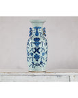 Blue and White Chinese Altar Vase with Light Celadon Tint - image 14