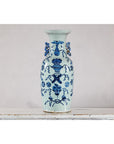 Blue and White Chinese Altar Vase with Light Celadon Tint - image 4