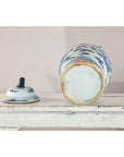 Blue and White Chinese Lidded Jar with Dragon and Foo Dog Finial-17. Asian & Chinese Furniture, Art, Antiques, Vintage Home Décor for sale at FEA Home