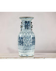 Blue and White Porcelain Altar Vase with Double Happiness Motif-12. Asian & Chinese Furniture, Art, Antiques, Vintage Home Décor for sale at FEA Home