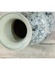 Blue and White Porcelain Altar Vase with Double Happiness Motif-15. Asian & Chinese Furniture, Art, Antiques, Vintage Home Décor for sale at FEA Home
