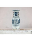 Blue and White Porcelain Altar Vase with Double Happiness Motif-16. Asian & Chinese Furniture, Art, Antiques, Vintage Home Décor for sale at FEA Home
