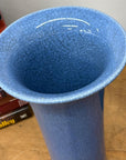 Blue Crackle Glazed Ceramic Vase with Tall Flared Form, SKU , image 5