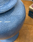 Bold Blue Crackle Ceramic Jar with Removal Lid, SKU , image 10