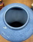 Bold Blue Crackle Ceramic Jar with Removal Lid, SKU , image 11