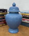 Bold Blue Crackle Ceramic Jar with Removal Lid, SKU , image 5