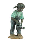 Bronze Sculpture of a Young Girl with Watering Can, Tubed as Fountain-18. Asian & Chinese Furniture, Art, Antiques, Vintage Home Décor for sale at FEA Home