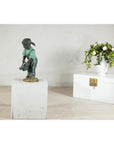 Bronze Sculpture of a Young Girl with Watering Can, Tubed as Fountain-2. Asian & Chinese Furniture, Art, Antiques, Vintage Home Décor for sale at FEA Home