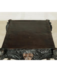 Bronze Table with Sculpted Lion Heads & Paw Feet - image 15