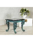 Bronze Verdigris Table with Black Marble Top-10. Asian & Chinese Furniture, Art, Antiques, Vintage Home Décor for sale at FEA Home