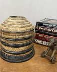 Brown and Black Basket with Lid and Removable Internal Tray, SKU , image 2