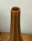 Brown and Blue Ceramic Vase with Narrow Neck, SKU , image 6