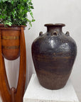 Brown Storage Water Jar Vessel with Small Loop Handles, SKU , image 5