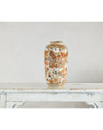 Chinese Porcelain Vase in Japanese Kutani Style with Butterfly and Floral Motifs-11. Asian & Chinese Furniture, Art, Antiques, Vintage Home Décor for sale at FEA Home
