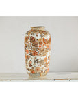 Chinese Porcelain Vase in Japanese Kutani Style with Butterfly and Floral Motifs-2. Asian & Chinese Furniture, Art, Antiques, Vintage Home Décor for sale at FEA Home