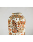 Chinese Porcelain Vase in Japanese Kutani Style with Butterfly and Floral Motifs-4. Asian & Chinese Furniture, Art, Antiques, Vintage Home Décor for sale at FEA Home