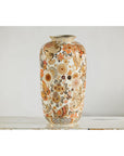 Chinese Porcelain Vase in Japanese Kutani Style with Butterfly and Floral Motifs-8. Asian & Chinese Furniture, Art, Antiques, Vintage Home Décor for sale at FEA Home