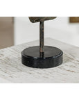Classcial Bronze Tabletop Torso Sculpture on Marble Base - image 11