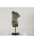 Classcial Bronze Tabletop Torso Sculpture on Marble Base - image 16
