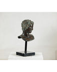 Classical Greek Style Bronze Bust of a Man on Marble Base-12. Asian & Chinese Furniture, Art, Antiques, Vintage Home Décor for sale at FEA Home