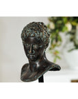 Classical Greek Style Bronze Bust of a Man on Marble Base-15. Asian & Chinese Furniture, Art, Antiques, Vintage Home Décor for sale at FEA Home