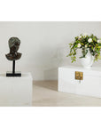 Classical Greek Style Bronze Bust of a Man on Marble Base-4. Asian & Chinese Furniture, Art, Antiques, Vintage Home Décor for sale at FEA Home