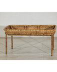 Country Style Rattan Coffee Table with Removable Serving Tray Top-11. Asian & Chinese Furniture, Art, Antiques, Vintage Home Décor for sale at FEA Home