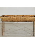 Country Style Rattan Coffee Table with Removable Serving Tray Top-3. Asian & Chinese Furniture, Art, Antiques, Vintage Home Décor for sale at FEA Home