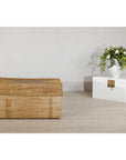 Country Style Rectangular Woven Rattan Storage Box with Lid - image 2