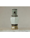 Crackle Celadon Hexagonal Vase with Greek Key and Decorative Motifs-13. Asian & Chinese Furniture, Art, Antiques, Vintage Home Décor for sale at FEA Home