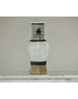 Crackle Celadon Hexagonal Vase with Greek Key and Decorative Motifs-3. Asian & Chinese Furniture, Art, Antiques, Vintage Home Décor for sale at FEA Home