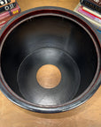 Crimson Red Wood Hibachi with Removable Terracotta Liner - FEA Home