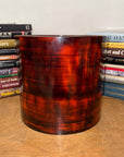 Crimson Red Wood Hibachi with Removable Terracotta Liner - FEA Home