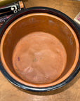 Crimson Red Wood Hibachi with Removable Terracotta Liner - FEA Home
