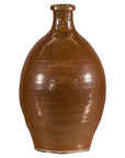 Antique Japanese Meiji Period Brown Monochrome Jar, 19th Century Collectible-1. Asian & Chinese Furniture, Art, Antiques, Vintage Home Décor for sale at FEA Home