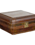 Qing Dynasty Hinged Box with Brass Hardware