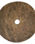 Large Ancient Cart Wheel with Rustic Character and Time-Worn Appearance