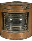 Nautical Tung Woo Starboard Ship Navigation Copper Lantern with Label