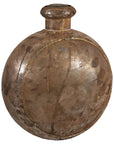 Antique Metal Surahi Decorative Water Vessel, Early 20th Century