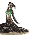 Art Deco Style Cold-Painted Dancer Sculpture After Demetre Chiparus