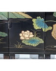 Four-Panel Gilt and Lacquer Folding Screen with Cranes and Lotus-13. Asian & Chinese Furniture, Art, Antiques, Vintage Home Décor for sale at FEA Home