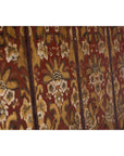 Four-Panel Red and Gold Screen with Hand-Painted Floral and Foliate Motifs-12. Asian & Chinese Furniture, Art, Antiques, Vintage Home Décor for sale at FEA Home