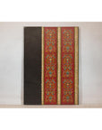 Four-Panel Red Lacquer Folding Screen with Hand-Painted Floral Scrollwork-18. Asian & Chinese Furniture, Art, Antiques, Vintage Home Décor for sale at FEA Home