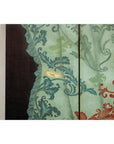 Four-Panel Screen with Hand-Painted Drapery and Tassel Motif-10. Asian & Chinese Furniture, Art, Antiques, Vintage Home Décor for sale at FEA Home