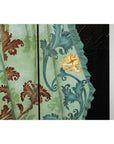 Four-Panel Screen with Hand-Painted Drapery and Tassel Motif-14. Asian & Chinese Furniture, Art, Antiques, Vintage Home Décor for sale at FEA Home