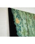 Four-Panel Screen with Hand-Painted Drapery and Tassel Motif-15. Asian & Chinese Furniture, Art, Antiques, Vintage Home Décor for sale at FEA Home