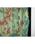 Four-Panel Screen with Hand-Painted Drapery and Tassel Motif-17. Asian & Chinese Furniture, Art, Antiques, Vintage Home Décor for sale at FEA Home